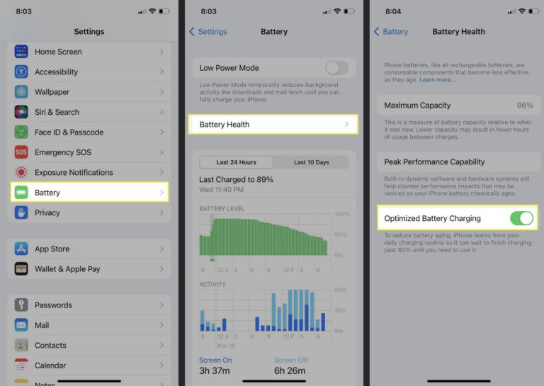 How to Turn off Optimized Battery Charging